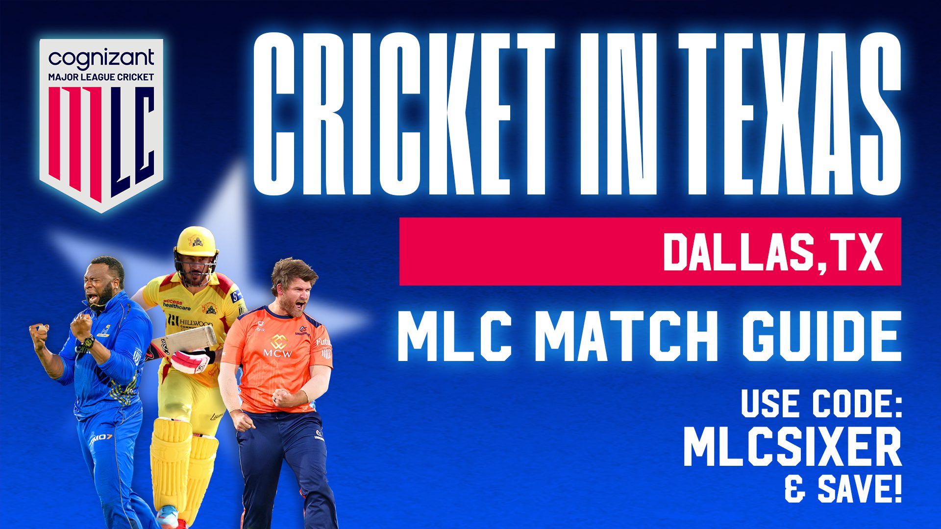 Welcome to Major League Cricket 2025 in Dallas ๐