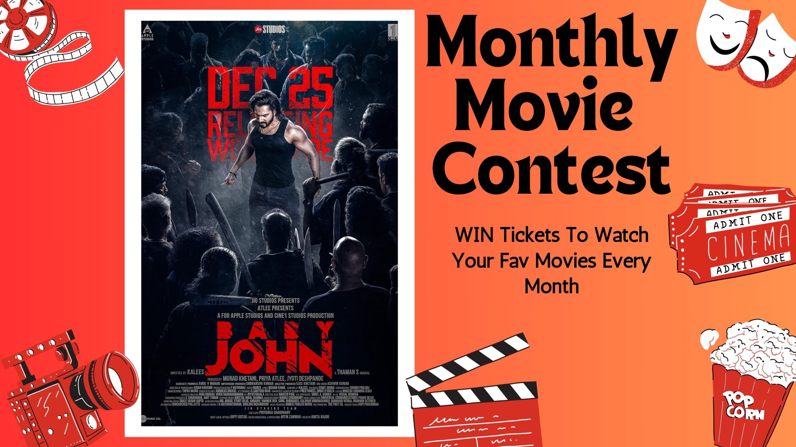 Make Your Holidays Special: Enter to Win “Baby John” Movie Tickets!