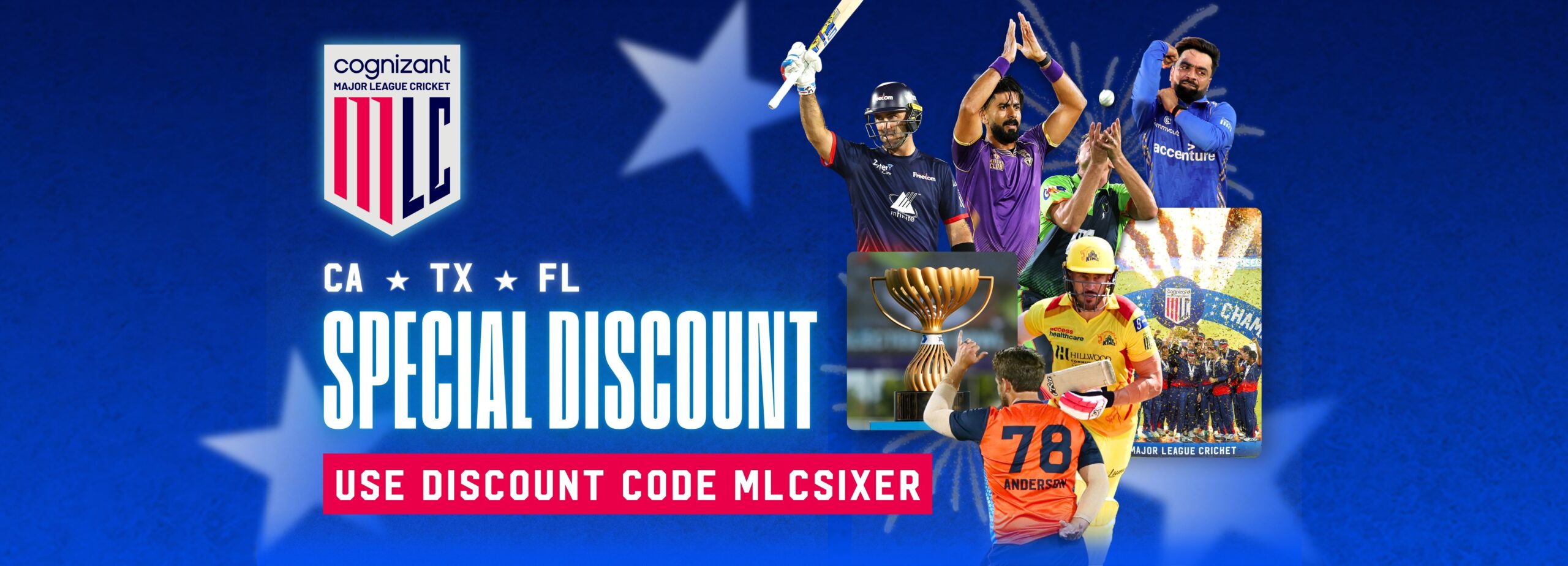 Major League Cricket Special Discount