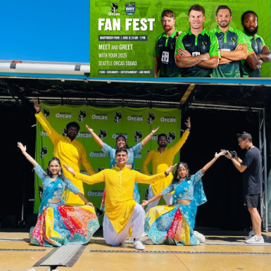 Rangeela Dance Company Brings the Heat to the Seattle Orcas Fan Fest