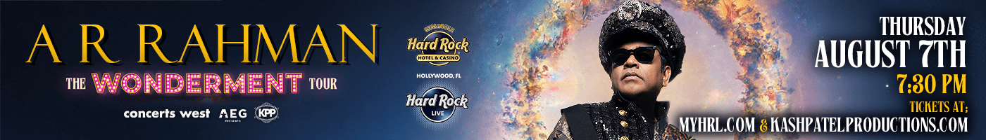 Ar Rahman The Wonderment Tour Thursday August 7 - 7:30 PM