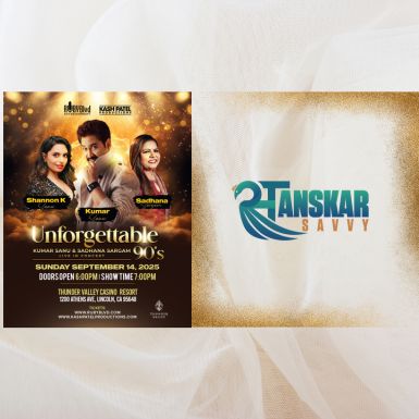 Sanskar Savvy Joins as Media Partner for Kumar Sanu & Sadhana Sargam Live in Northern California