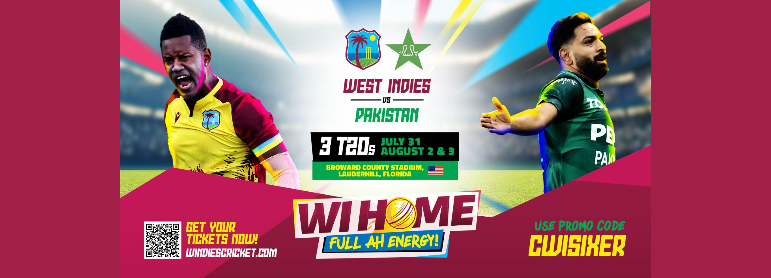 West Indies vs. Pakistan Cricket