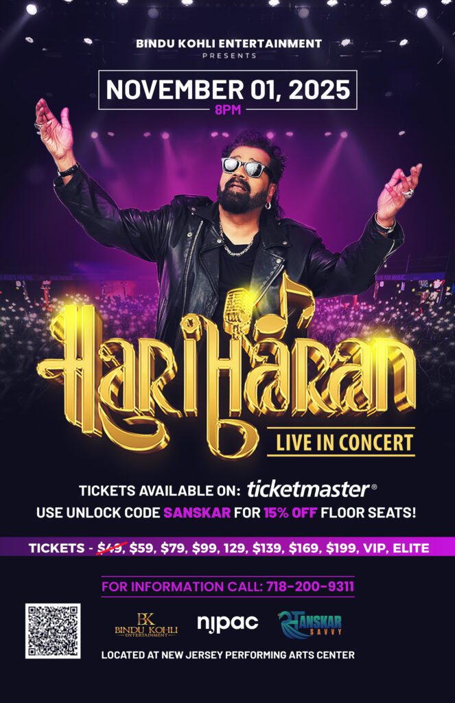 Generations Unite as Hariharan Returns to New Jersey with an Evening of Soul, Sound, and Nostalgia