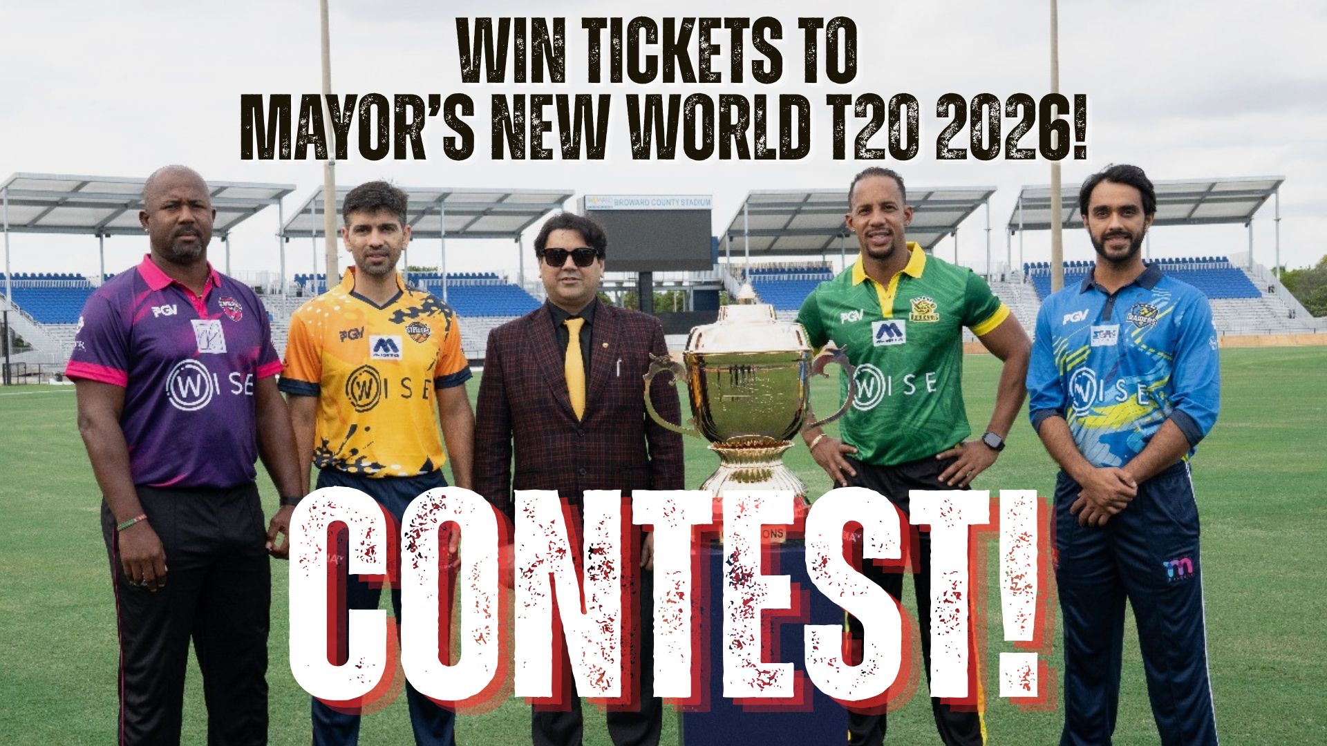 Win Front Row Tickets to Mayor’s New World T20 2026