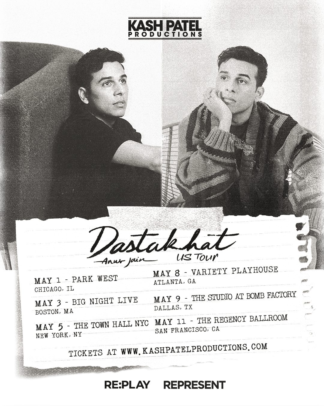 Anuv Jain Dastakhat World Tour 2026