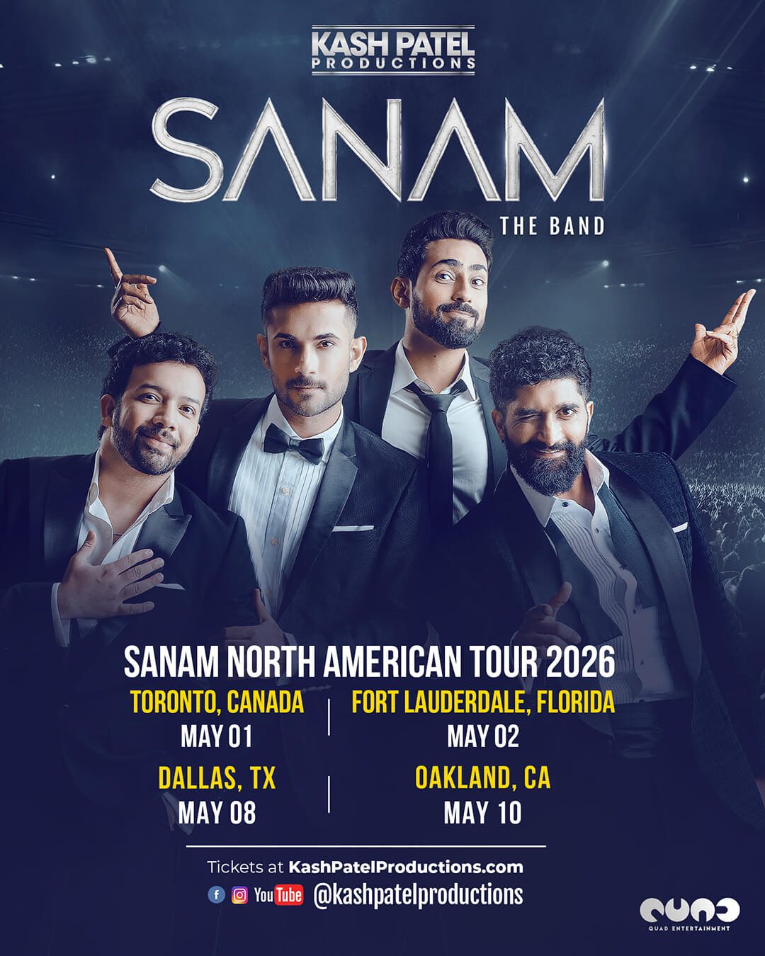 Sanam North American Dates Live Tour