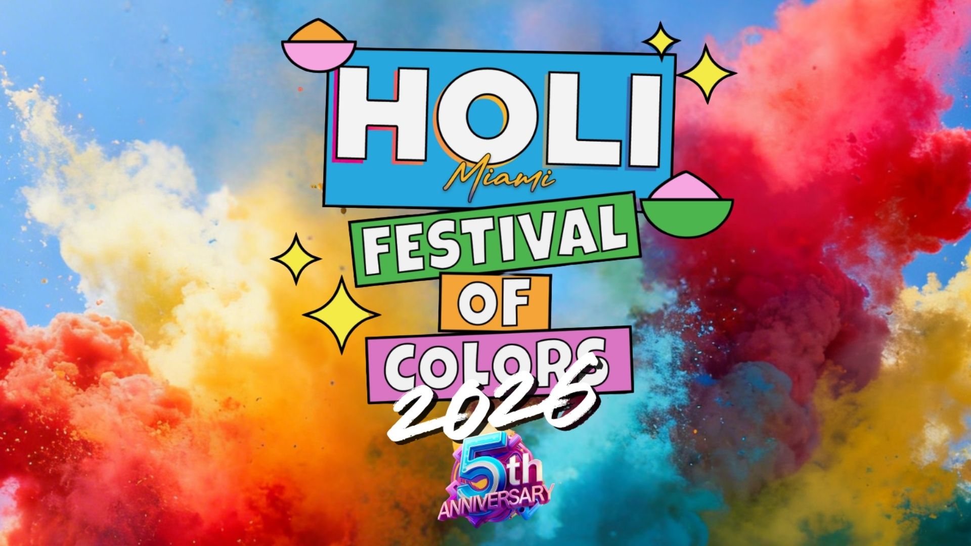Holi Miami Festival 2026 Returns to Wynwood for a Five-Year Celebration