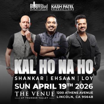 Shankar-Ehsaan-Loy “Kal Ho Na Ho” Tour 2026 at the Thunder Valley Casino Resort