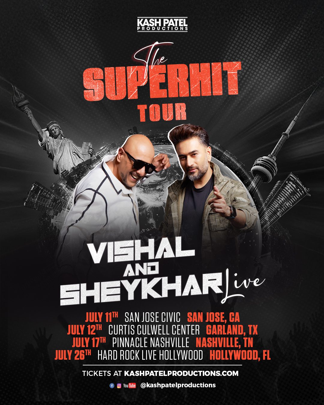 Vishal Sheykhar Superhit Tour North America