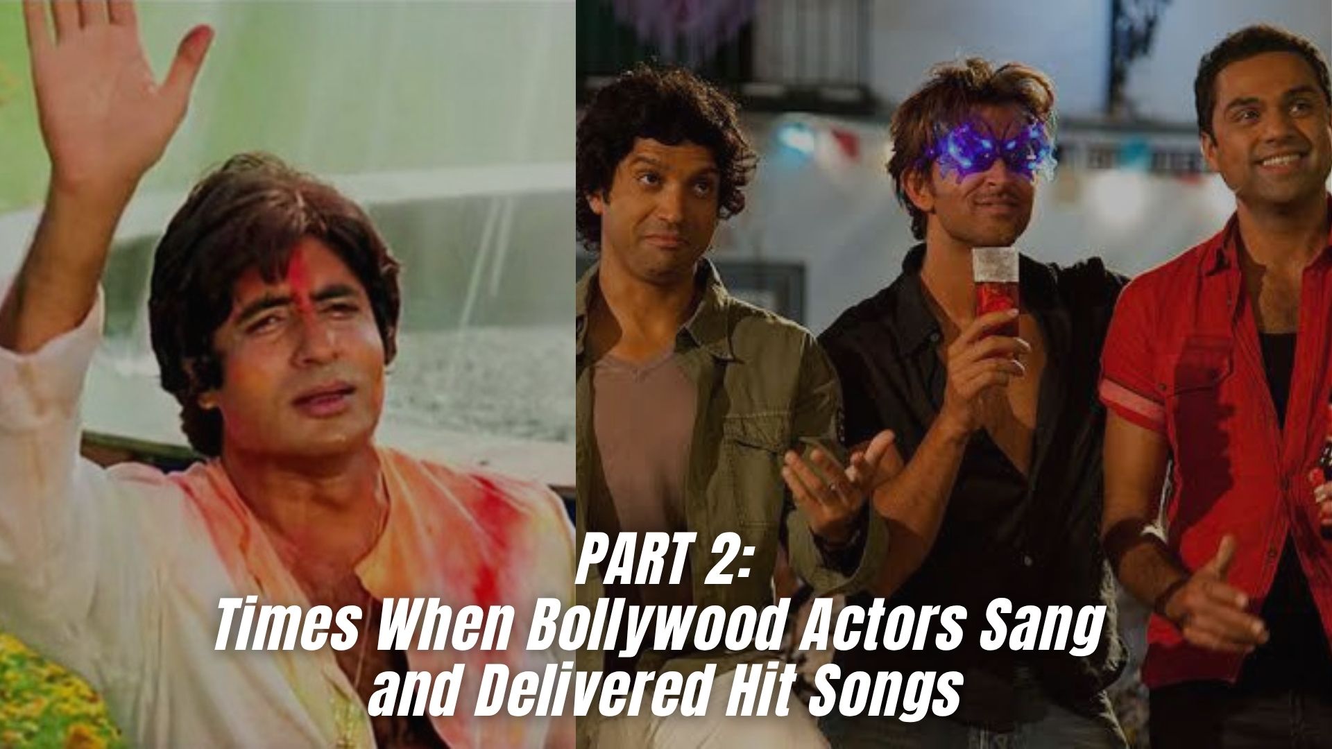 Times When Bollywood Actors Sang and Delivered Hit Songs PART 2