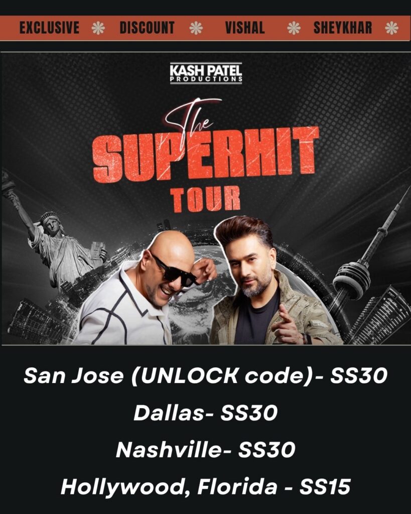 Sanskar is Your Backstage Pass to Vishal & Sheykhar’s “The Superhit Tour” Sanskar is Your Backstage Pass to Vishal & Sheykhar’s “The Superhit Tour”