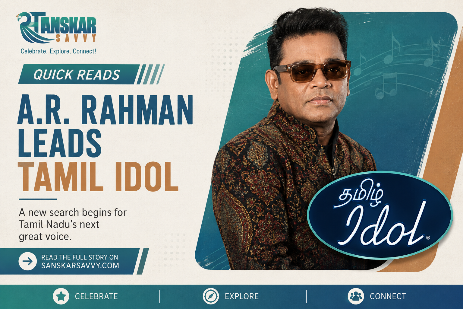 A.R. Rahman Leads the Search for the 1st Tamil Idol