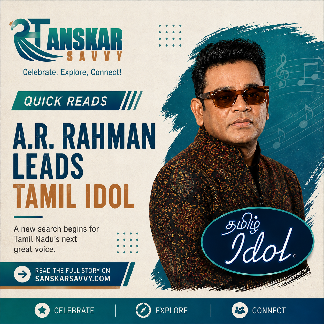 A.R. Rahman Leads the Search for the 1st Tamil Idol