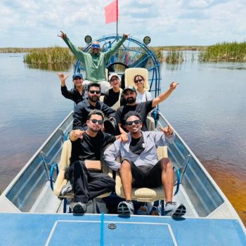 Vishal and the Band Head Into the Everglades on a South Florida Day Off