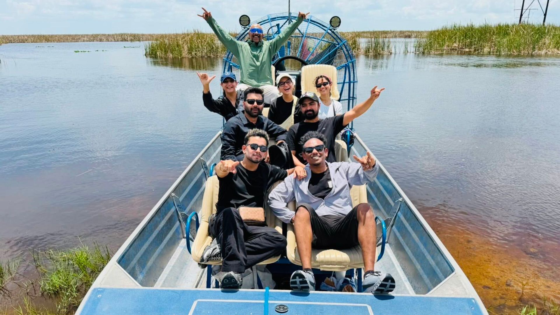 Vishal and the Band Head Into the Everglades on a South Florida Day Off