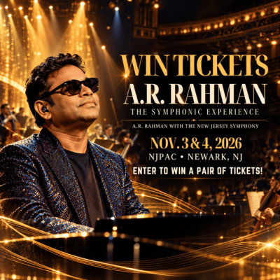 ENTER TO WIN A PAIR OF TICKETS! ARR NJPAC